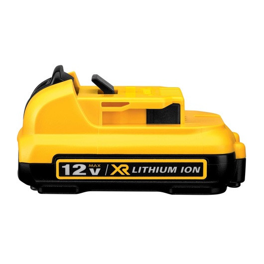 Side view of 12 Volt Lithium-Ion Battery Pack