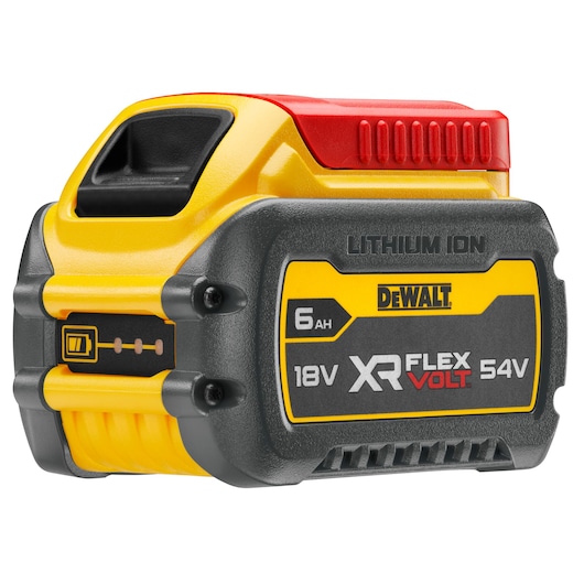 6ah battery with transport cap ¾ view 