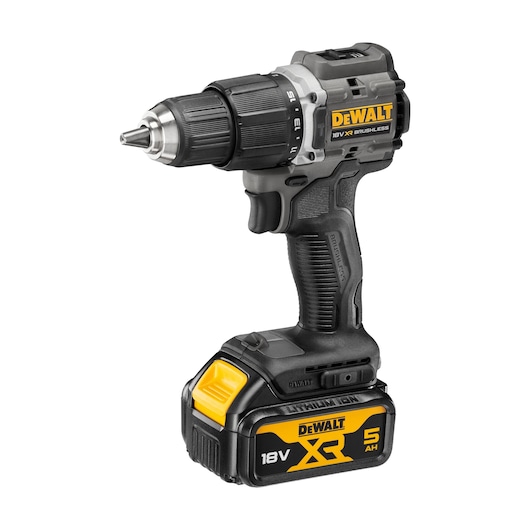 The limited edition 18V Brushless 100 year Hammer Drill Driver ¾ right view