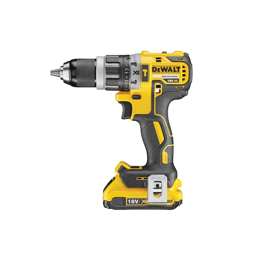 18V XR 2Ah kolborstfri kompakt slagborrmaskin