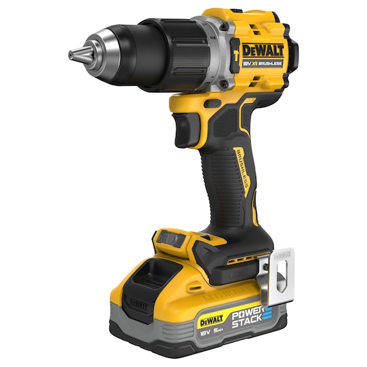 18V XR Brushless Hammer Drill Driver 3/4 right view