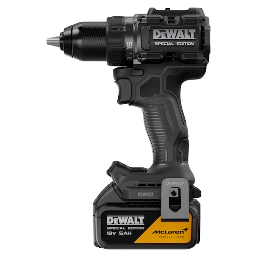 DEWALT cordless drill 18V 5Ah special edition for construction tasks offers high power and durability.