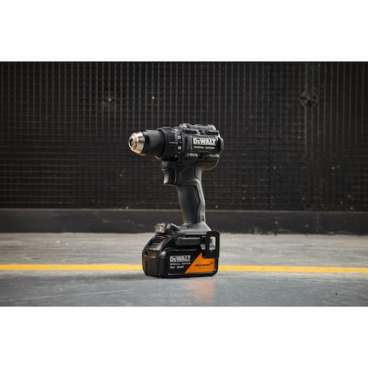 DEWALT cordless 18V drill Special Edition for versatile drilling tasks and enhanced mobility.