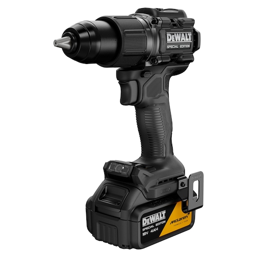 DEWALT x McLaren F1 Team 18V XR Special Edition Hammer Drill Driver with 4Ah battery