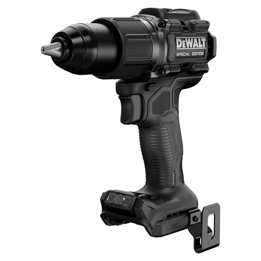 Greyscale render of bare unit DEWALT x McLaren F1 Team 18V XR Special Edition Hammer Drill Driver