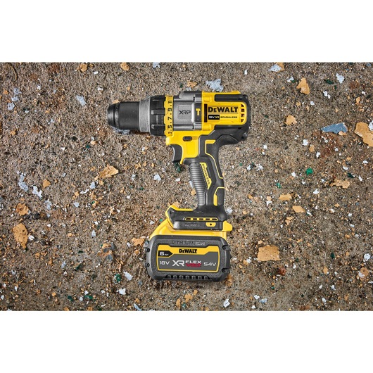 18V XR XRP borrhammarskruvdragare med FLEXVOLT ADVANTAGE – 1 X 6 Ah
