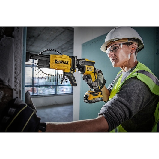 18V XR Gipsskruvdragare med 1x POWERSTACK kompakt batteri utan laddare i TSTAK