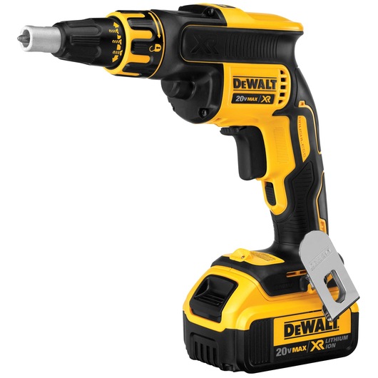 Profile of XR brushless drywall screw gun..