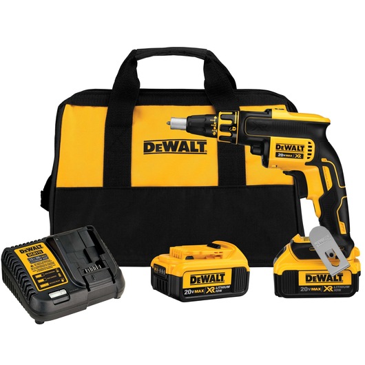 XR brushless drywall screw gun kit.