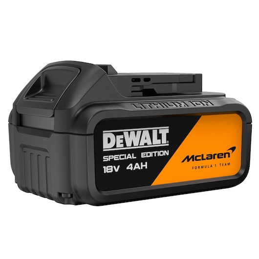 DEWALT x McLaren F1 Team 18V XR Special Edition 4Ah battery