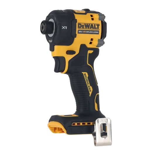Front view of 18V XR Brushless Impact Driver bare unit