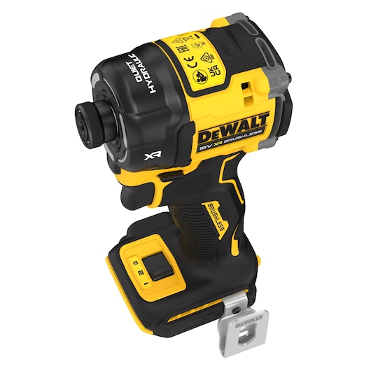 Over view of 18V XR Brushless Impact Driver bare unit