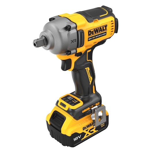 18V XR 1/2" Mutterdragare med låsring – 2x 5.0Ah batterier och laddare i TSTAK