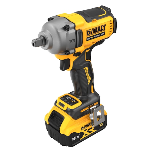 18V XR 1/2" Mutterdragare med låsring – 2x 5.0Ah batterier och laddare i TSTAK