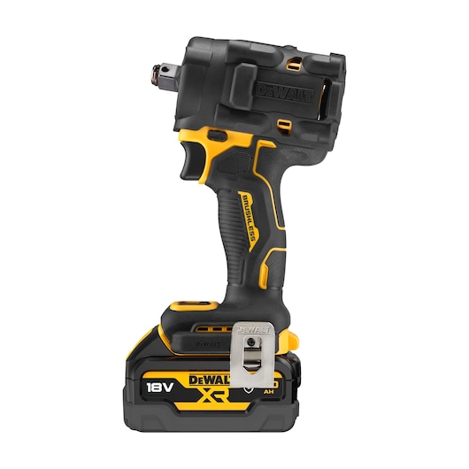 18V XR 1/2" Mutterdragare med låsring – 2x 5.0Ah AUTO batterier med verktygsskydd och skuminlägg