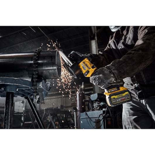 54V XR FLEXVOLT 180mm Vinkelslip utan batteri och laddare
