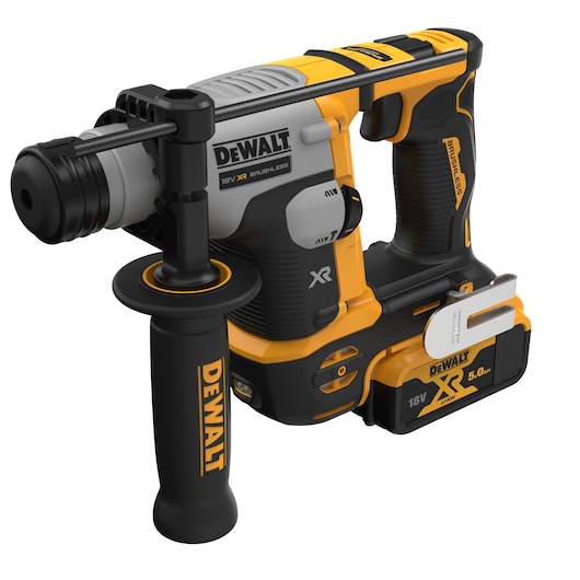 18V XR kolborstfri 16 mm SDS-Plus borrhammare – 2 x 5 Ah