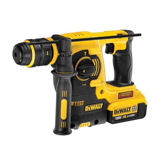 Borrhammare, 18 V, XR, 3-läges, 4.0 Ah, extra chuck
