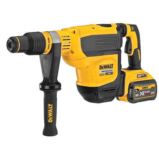 Profile of brushless, cordless SDS MAX combination rotary hammer