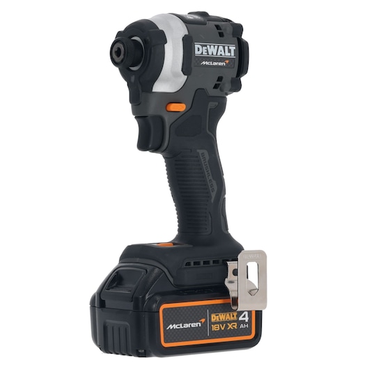 DEWALT/McLaren Impact  Driver with 18V XR 4Ah battery as featured in kit