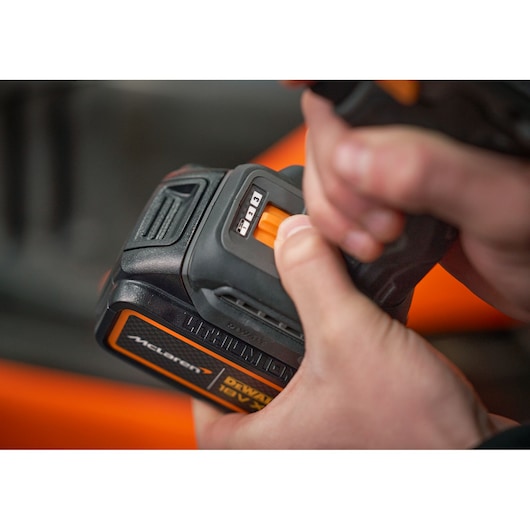Mode selector on DEWALT/McLaren drill driver