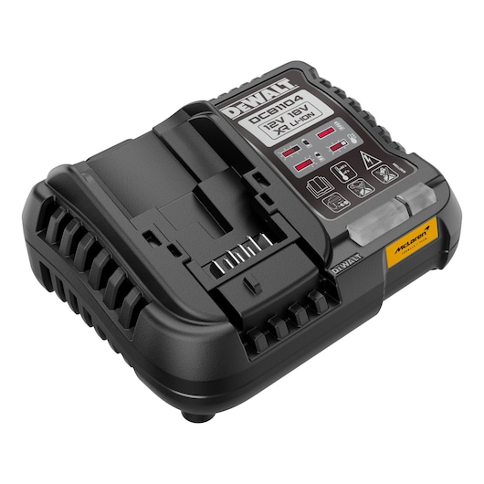 DEWALT x McLaren F1 Team 18V XR Special Edition battery charger