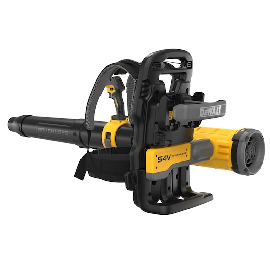 DEWALT 2x54V Flexvolt Backpack Blower view from back