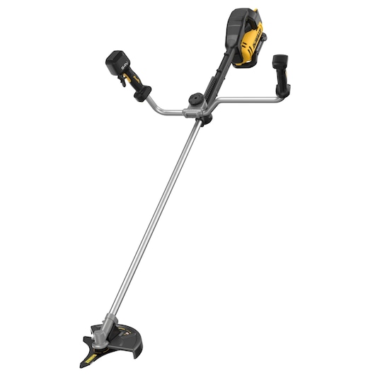 54V Commercial Grade Brushcutter (Bull handle) bare unit 3/4 view from front