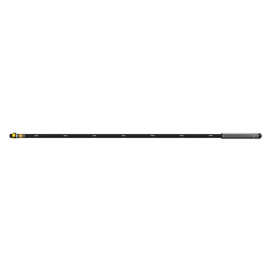 2m Powershift concrete vibrator hose in a straight line