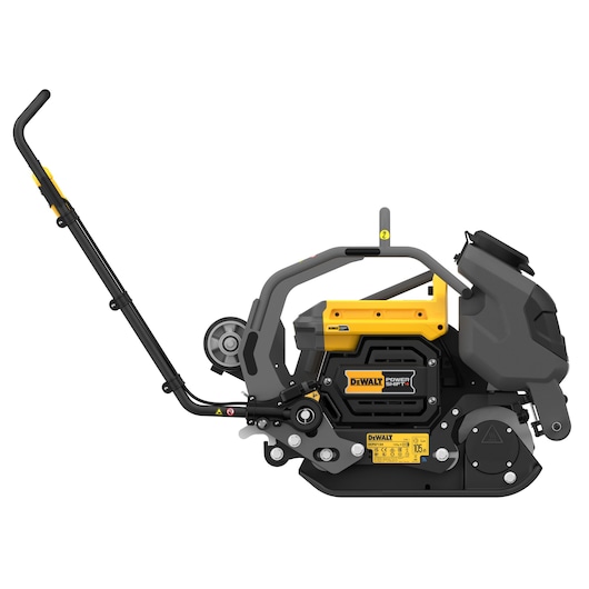 Rear side view Powershift Plate Compactor