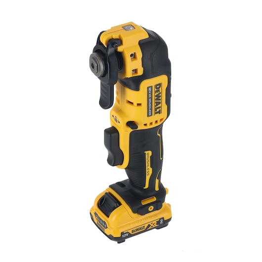 12V XR Kolborstfritt oscillerande multiverktyg med 2x 2.0Ah batterier och laddare
