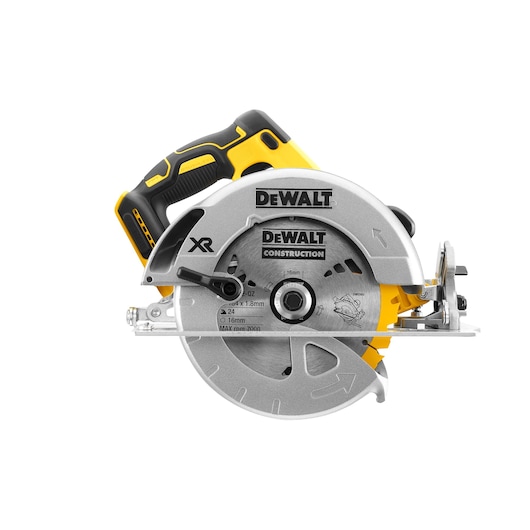 18V XR Kolborstfri cirkelsåg utan batteri och laddare