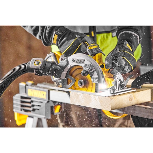 18V XR 190 mm cirkelsåg FLEXVOLT ADVANTAGE – 1 X 6 Ah