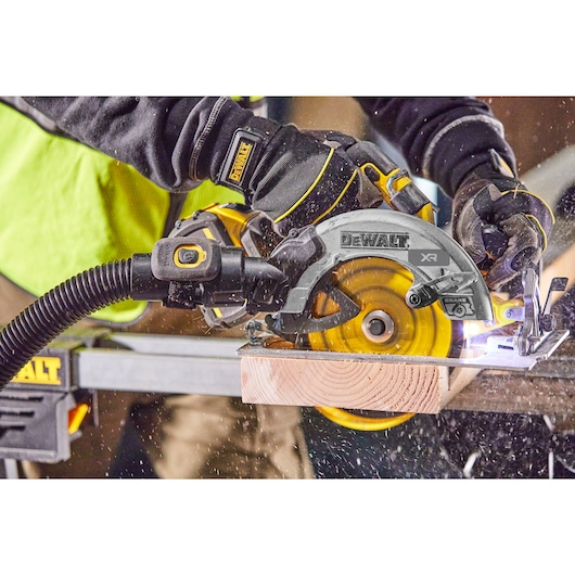 18V XR 190 mm cirkelsåg FLEXVOLT ADVANTAGE – 1 X 6 Ah