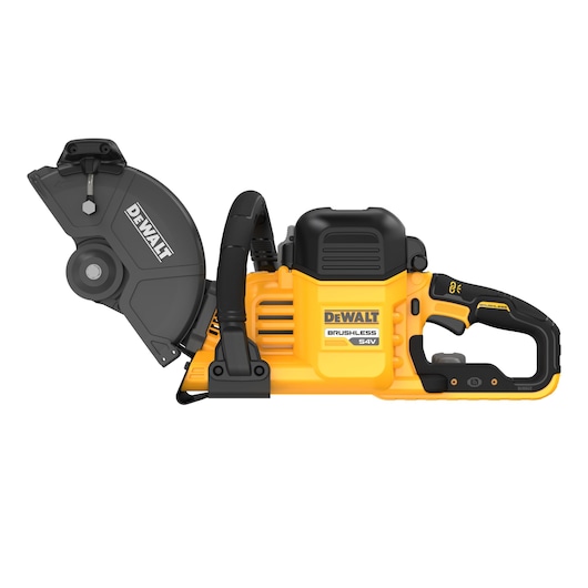 54V XR FLEXVOLT 230MM CUT OFF SAW LEFT SIDE VIEW