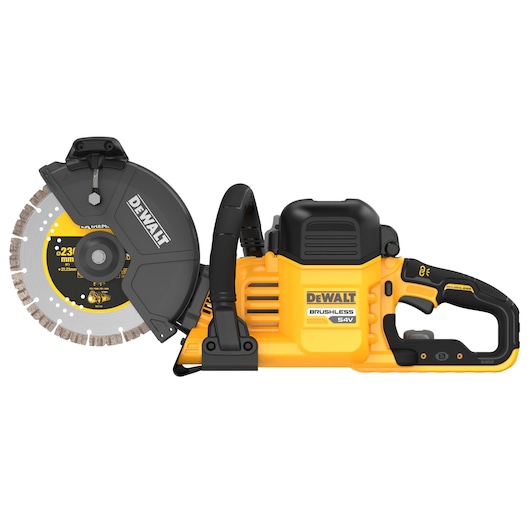 54V XR FLEXVOLT 230MM CUT OFF SAW LEFT SIDE VIEW