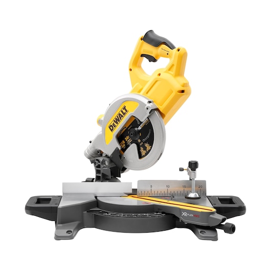 54V XR FLEXVOLT 216mm Cordless Mitre Saw Side View