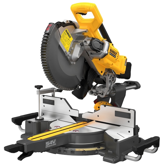 54V XR FLEXVOLT 305MM MITRE SAW FRONT 3/4 VIEW