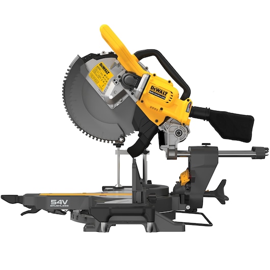 54V XR FLEXVOLT 305MM MITRE SAW LEFT SIDE  VIEW