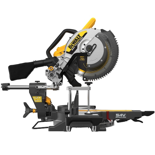 54V XR FLEXVOLT 305MM MITRE SAW RIGHT SIDE  VIEW