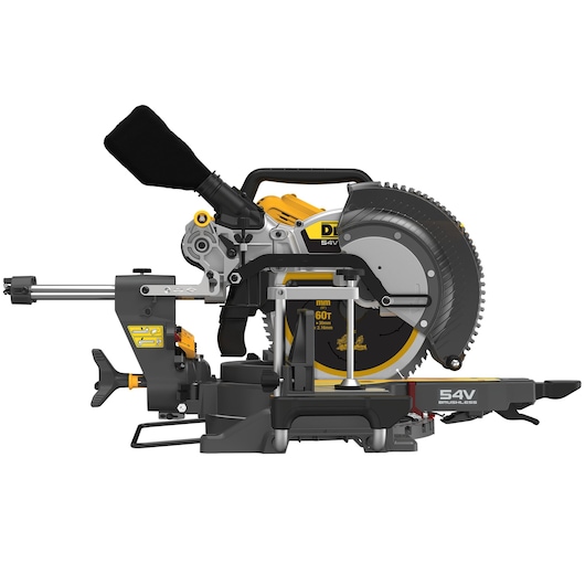 54V XR FLEXVOLT 305MM MITRE SAW RIGHT SIDE ALTERNATIVE VIEW