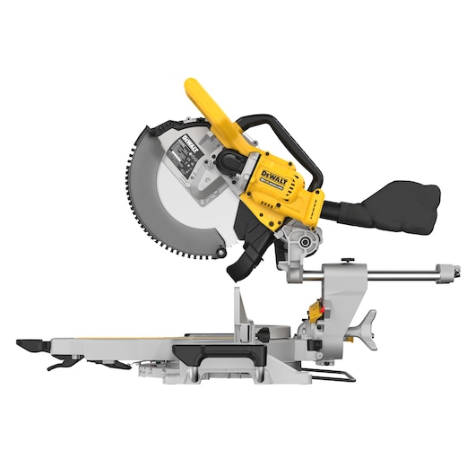 DEWALT 18V XR 305mm Slide Mitre Saw bare left side view