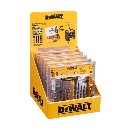 Black and Gold Tough Case Impact Ready Merchandiser