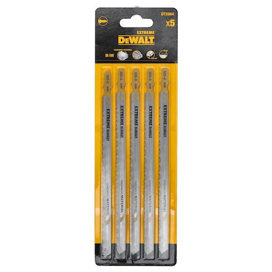 DW 5x saw blades