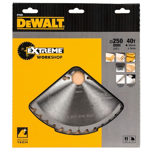 Extreme 250 x 30mm 40 tänder
