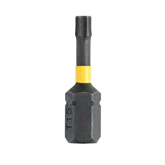 Torsionbits för slagskruvdragare, 5 st T15