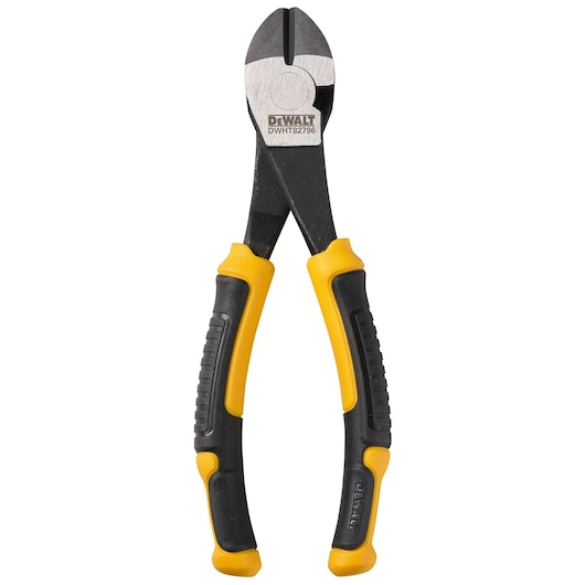 DEWALT 6 IN / 150MM LASER HARDENED DIAGONAL PLIERS on White