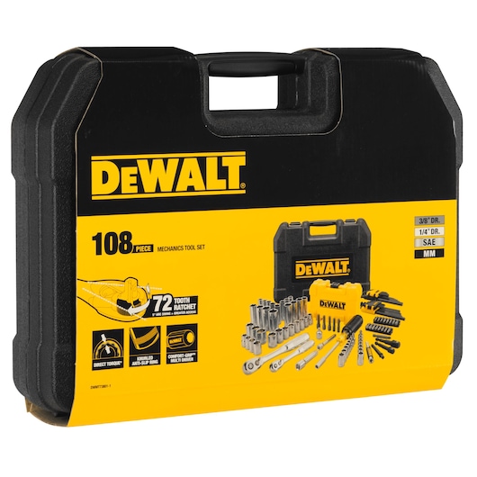 Hylsnyckelsats i 108 delar - 1/4" 3/8"