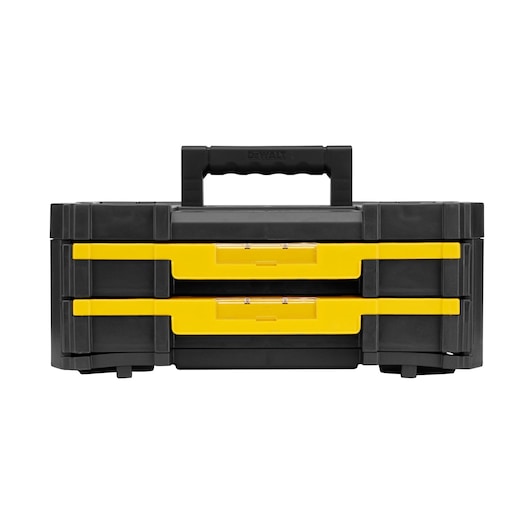 TSTAK® Förvaringslåda med 2 utdragbara låda & sortimentsförvaring