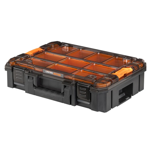 Limited Editon DEWALT/McLaren TSTAK 3-IN-1 Rolling Workshop clear-lid organiser